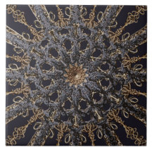 Vintages dekoratives Muster in der gotischen Art