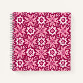 Vintages dekoratives Muster Notizblock (Vorderseite)