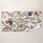 Vintages, dekoratives, nahtloses Muster  Badehandtuch (Badehandtuch)