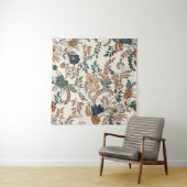 Vintages, dekoratives, nahtloses Muster  Wandteppich (Beispiel)