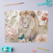 Vintages Dekoupage Pastell Blumenzwiebelpapier Seidenpapier (Basteln)