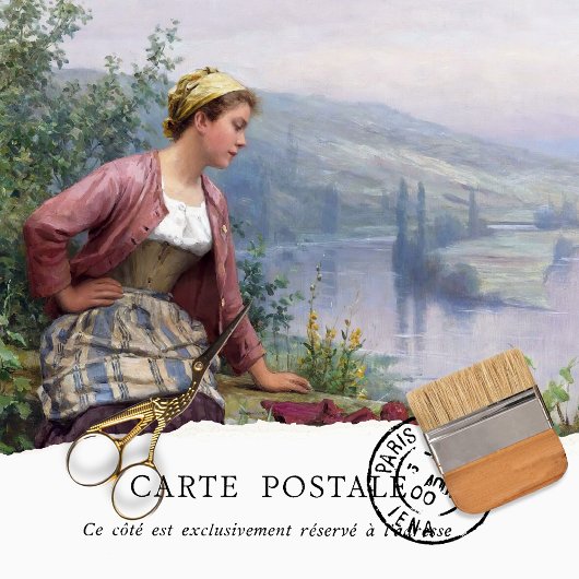 Vintages Dekoupage Tissue Paper Seidenpapier