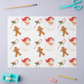 Vintages Dekoupage Tissue Paper von Santa Claus Seidenpapier (Basteln)