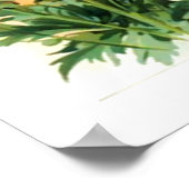 Vintages Delphinienfutter Poster (Ecke)