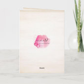 Vintages Denken Karte (Rückseite)