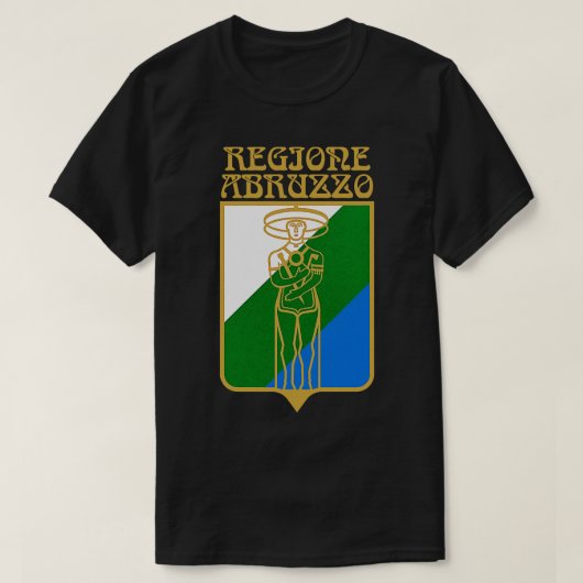 Vintages Design der Abruzzo T-Shirt (Design vorne)