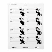 Vintages Design der Black Cat (Vorne)