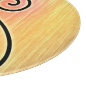 Vintages Design der Black Cat Schneidebrett (Ecke)