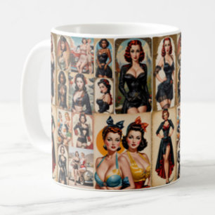 Vintages Design der Girls Collection für das Butto Kaffeetasse