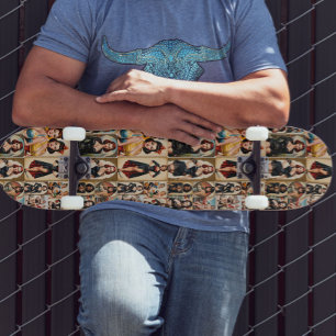 Vintages Design der Girls Collection für das Butto Skateboard