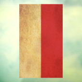 Vintages Design der Monaco-Flagge Fensteraufkleber (Blatt 3)