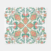 Vintages Design der Orientalie Fleecedecke (Vorderseite (Horizontal))