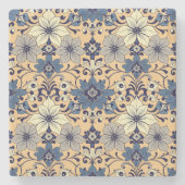 Vintages Design der Tile Steinuntersetzer (Vorderseite)