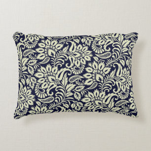Vintages Design des indischen Blumengrunds Dekokissen