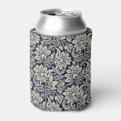 Vintages Design des indischen Blumengrunds Dosenkühler (Kanne Vorderseite)
