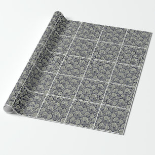 Vintages Design des indischen Blumengrunds Geschenkpapier