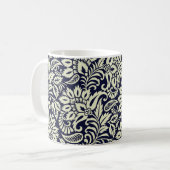 Vintages Design des indischen Blumengrunds Kaffeetasse (Vorderseite Links)
