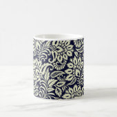 Vintages Design des indischen Blumengrunds Kaffeetasse (Mittel)
