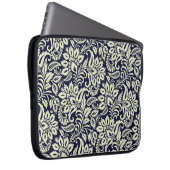 Vintages Design des indischen Blumengrunds Laptopschutzhülle (Vorne Rechts)
