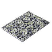 Vintages Design des indischen Blumengrunds Notizblock (Linke Seite)