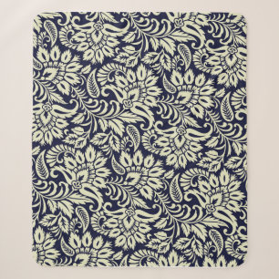 Vintages Design des indischen Blumengrunds Sherpadecke