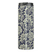 Vintages Design des indischen Blumengrunds Thermosbecher (Rückseite)