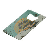 Vintages Design Edelstahl-Flaschenöffner Geldbeutel Flaschenöffner (Rückseite Schrägansicht)