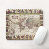 Vintages Design für Geschichtsliebhaber der Alten Mousepad (Mit Mouse)