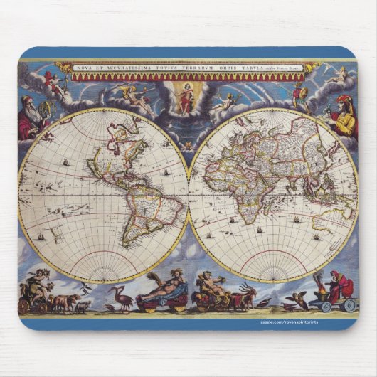 Vintages Design für Geschichtsliebhaber der Alten  Mousepad (Vorne)