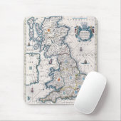 Vintages Design für Historienliebhaber in Großbrit Mousepad (Mit Mouse)