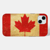 Vintages Design für Kanada-Flagge Case-Mate iPhone Hülle (Rückseite (Horizontal))