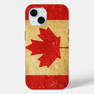 Vintages Design für Kanada-Flagge Case-Mate iPhone Hülle
