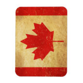 Vintages Design für Kanada-Flagge Magnet (Vertikal)