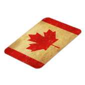 Vintages Design für Kanada-Flagge Magnet (Linke Seite)