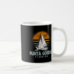 Vintages Design für Wasserfahrzeuge Punta Gorda Fl Kaffeetasse