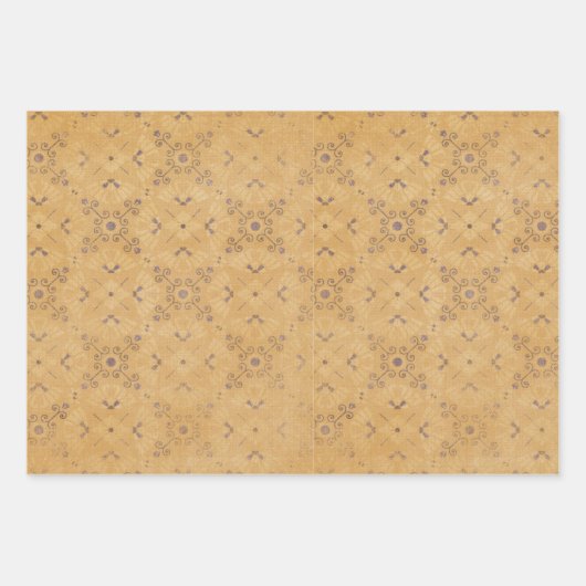 Vintages Design Geschenkpapier Set (Vorderseite 2)