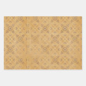 Vintages Design Geschenkpapier Set (Vorderseite)