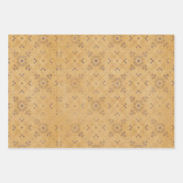 Vintages Design Geschenkpapier Set