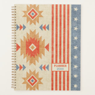 Vintages Design im amerikanischen Stil. Planer