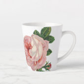 Vintages Design in Rosa Rose Milchtasse (Rechts)