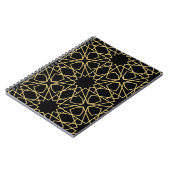 Vintages Design islamischer geometrischer Muster Notizblock (Linke Seite)