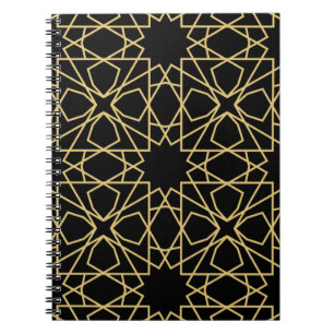 Vintages Design islamischer geometrischer Muster Notizblock