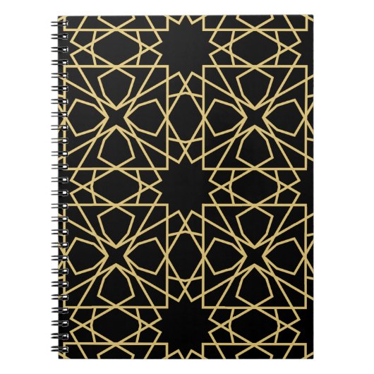 Vintages Design islamischer geometrischer Muster Notizblock (Vorderseite)