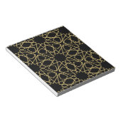 Vintages Design islamischer geometrischer Muster Notizblock (angewinkelt)