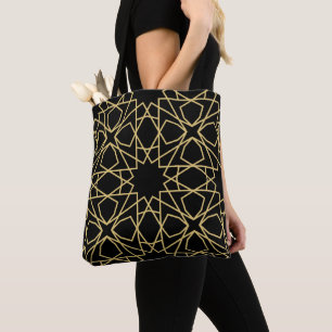 Vintages Design islamischer geometrischer Muster Tasche
