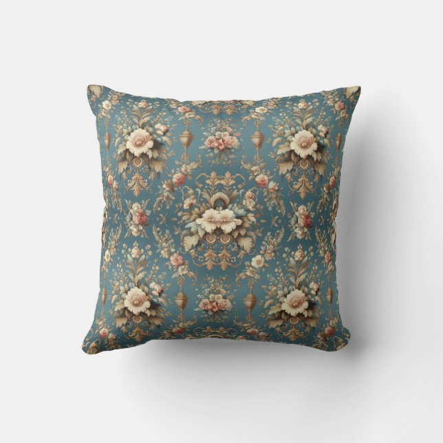 Vintages Design Kissen (Rückseite)