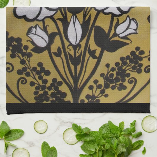 Vintages Design Küchentücher (Gefaltet)