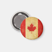 Vintages Design-Magnet für Kanada Magnet (Vorderseite/Rückseite)