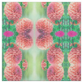 Vintages Design-Muster für Dahlia-Blumenstoffe Stoff (Muster)
