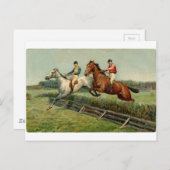 Vintages Design Postkarte (Vorne/Hinten)